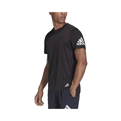 Abbildung von adidas Run It Laufshirt Herren Schwarz, Größe S