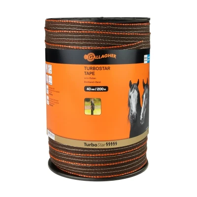 Abbildung von 200 m/40 mm Gallagher Weidezaunband TurboStar (terra)