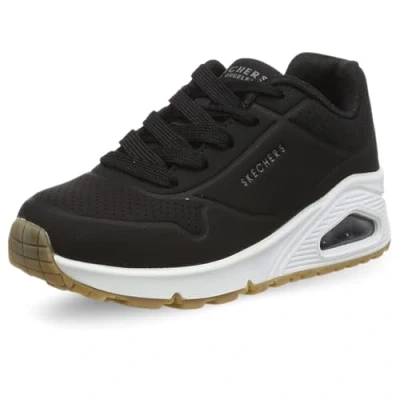 Abbildung von Skechers UNO Stand ON AIR Sports Shoes,Sneakers, White Pu/H.pink Trim, 32 EU