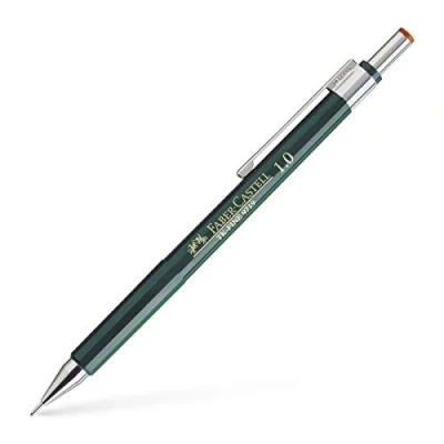 Abbildung von Faber Castell 136900 Druckbleistift TK FINE 9719, Minenstärke: 1 mm, Schaftfarbe: grün