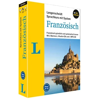 Abbildung von Langenscheidt Französisch mit System: systematisch lernen. 2 Büchern, MP3 Download und 5 CDs (Langenscheidt System)