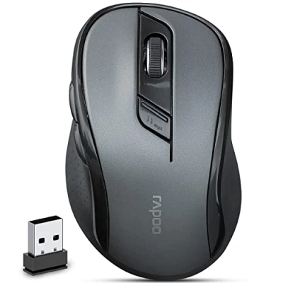 Abbildung von Rapoo Maus »M500 Silent kabellose Maus, Bluetooth, 2.4 GHz, 1600 DPI«, Bluetooth