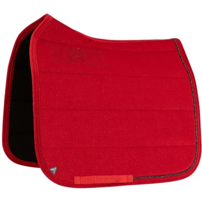 Abbildung von ANKY Schabracke AW25 Velvet Dressur Equestrian Red Warmblut Agradi.deVerkauft von Agradi