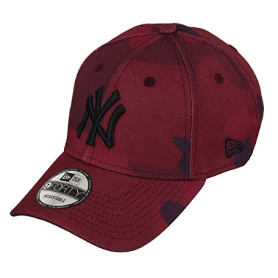 Abbildung von New Era York Yankees Maroon Camo Color 9Forty Adjustable Cap One Size