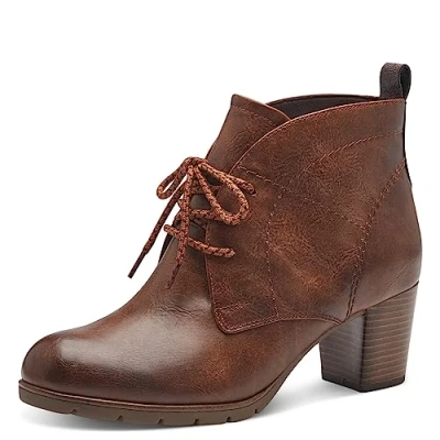 Abbildung von Marco Tozzi Ankle Boot cognac, Damen, Größe: 37, Cognac Schuhe