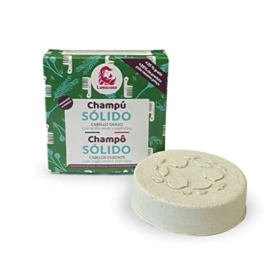 Abbildung von Lamazuna Solides Shampoo Wildkräuter für fettiges Haar, 1er Pack (1 x 55 g)
