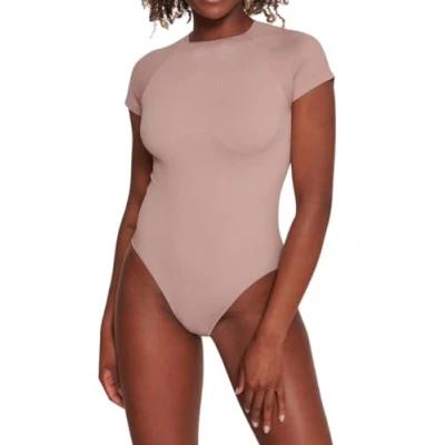 Abbildung von sloggi Damen EVER Infused Aloe St Sleeve Body, FOGGY MAUVE, XS