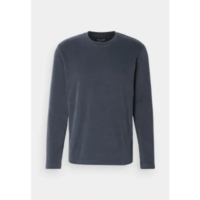 Abbildung von Marc O&#039;Polo CREW Embroidery Langarmshirt, Herren, Größe: XS, Navy