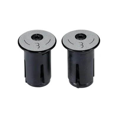 Abbildung von BBB Cycling Lenkerendkappen ScrewOn Alu Reflective Robuste Aluminiumkonstruktion mit Reflektierender Oberfläche Wiederverwendbare Lenkerstopfen Fahrrad Zubehör BHT 97R