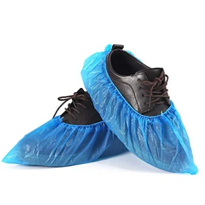 Abbildung von Einweg Schuhüberzieher Überschuh wasserdicht Universalgröße blau (x 100er Pack) (100 Stück)
