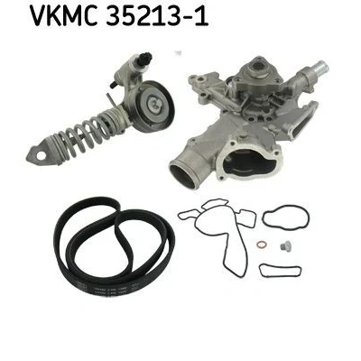 Abbildung von SKF VKMC 35213 1 Wasserpumpe + Keilrippenriemensatz mit Dichtungen OPEL: Corsa C Hatchback