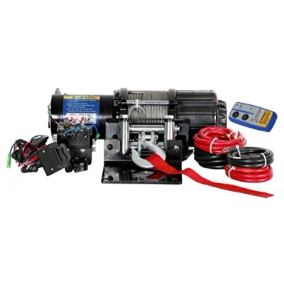 Abbildung von Berger + Schröter 31767 Profi Seilwinde, 12 V, Stahlseil
