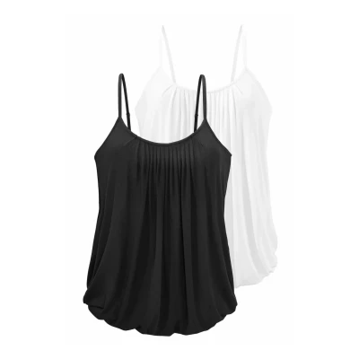 Abbildung von Lascana Top Weiß schwarz, Damen, Größe: 36/38, schwarz