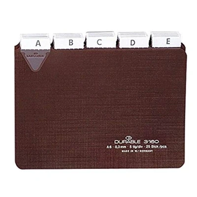 Abbildung von Durable Leitkarten A6 quer, 25 teilig, 1 Stück, 316011