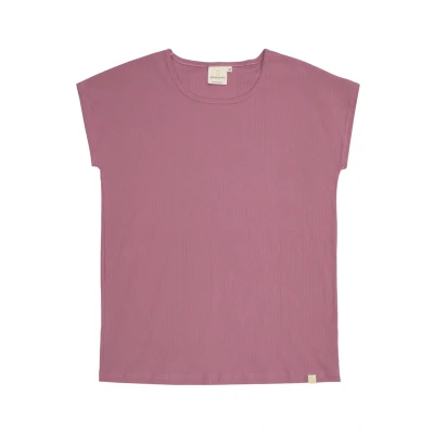 Abbildung von loud + proud Derby Tshirt basic, Damen, Größe: 42, Altrosa