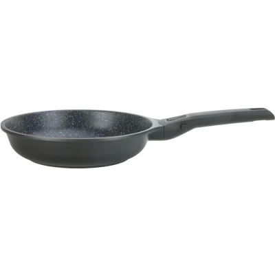 Abbildung von GSW 167802 Easy Click Bratpfanne mit abnehmbarem Griff, Aluminium, schwarz ⌀28 cm