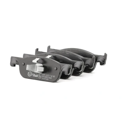 Abbildung von BREMBO P 68 065 Bremsbelagsatz exkl. Verschleißwarnkontakt mit Kolbenclip ohne Zubehör RENAULT: CLIO 4, IV Estate, 4 Kasten
