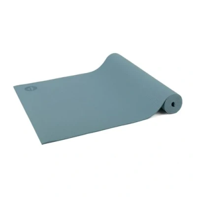 Abbildung von Bodhi Yogamatte Asana Rutschfeste Übungsmatte Schadstofffrei &amp; Waschbar Matte aus PVC Fitnessmatte für Yoga, Pilates Gymnastik Antirutschmatte deine Yogapraxis Hellblau