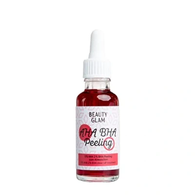 Abbildung von Gesichtspeeling mit 5% AHA &amp; 2% BHA für ein ebenmäßiges Hautbild Vegan, ohne Farbstoffe Silikonei, Made in Germany, BEAUTY GLAM Peeling 30 ml