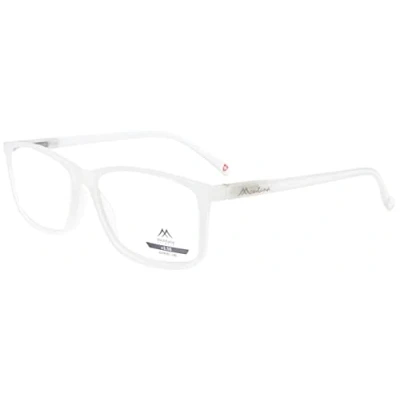 Abbildung von Montana Eyewear Schicke Lesebrille / hilfe MR62 mit Federscharnier aus Kunststoff in Weiß Glanz + 2,50 dpt
