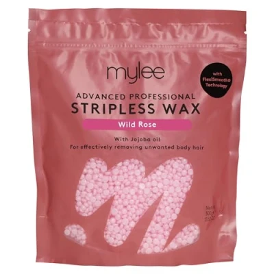 Abbildung von Mylee Advanced Stripless Wax Kit Hartwachsperlen mit Wildrose Duft für Haarentfernung Gesicht, Körper, Bikini, Intimzone Waxing Geeignet Männer und Frauen
