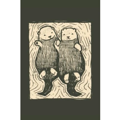 Abbildung von Notizbuch: Otter Notizbuch 6x9 Zoll DIN A5 120 Seiten Punktraster Mader Notizheft Fischotter Tagebuch Tier Schreibheft Seeotter Geschenk