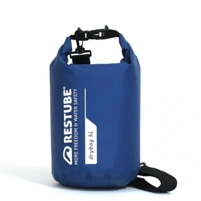 Abbildung von Restube Wasserdichter Drybag Premium Qualität für ultimativen Schutz Vielseitig und geräumig Ideal Reisen, Wandern, Wasseraktivitäten 100% wasserdicht langlebig [20L]