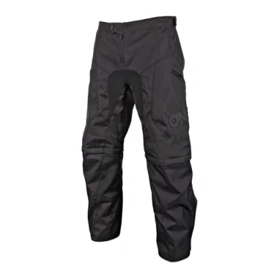 Abbildung von O’Neal Enduro Hose MX Strapazierfähiges Material, Wasserabweisend, Zip Off Pants, Lange Hose/Short, Hitzeresistente Panels Apocalypse Pants Erwachsene Schwarz Größe 48/64