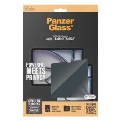 Abbildung von PanzerGlass Displayschutzglas »Ultra Wide Fit Privacy Screen Protection«, für Apple iPad Air 11 10.9, Displayschutzfolie, Schutzfolie, Sichtschutz, kratz &amp; stoßfest