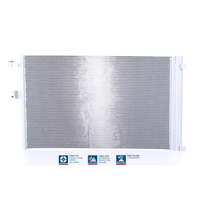 Abbildung von NISSENS 941187 Klimakondensator mit Trockner Aluminium 660 R 134a