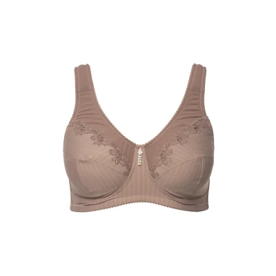Abbildung von Ulla Popken Bügel BH, Damen, Größe: 115F, Taupe