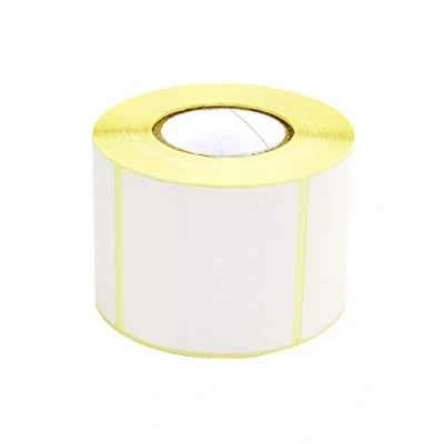 Abbildung von Netuno 1 Rolle Thermo Etiketten selbstklebend 5,8 x 6 cm 500 Stück Haushaltsetiketten Klebeetiketten zum Bedrucken Aufkleber blanko für Haushalt Büro Küche Beschriftungsetiketten matt weiß