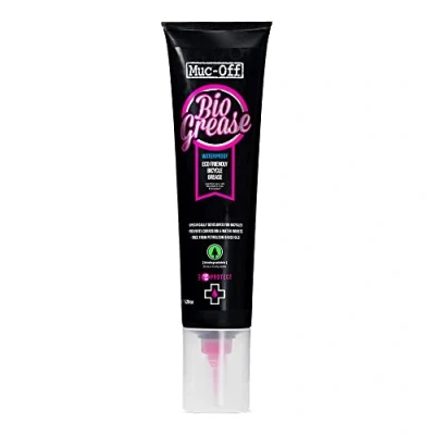 Abbildung von Muc Off Bio Grease, 150 g Wasserabweisendes, Biologisch Abbaubares Sprühfett Fahrrad Schmierfett für die Fahrradmontage Reduziert Reibung Beweglicher Teile