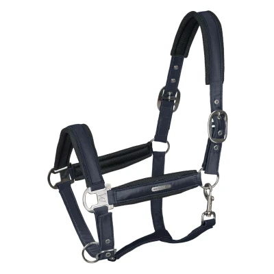 Abbildung von Waldhausen Halfter Mesh Night Blue Warmblut