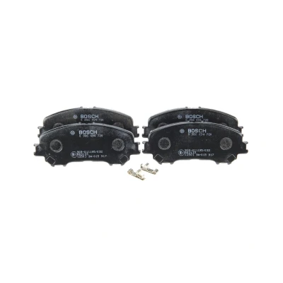 Abbildung von BOSCH 0 986 494 720 Bremsbelagsatz Low Metallic mit akustischer Verschleißwarnung NISSAN: Qashqai 2, X Trail, RENAULT: Koleos 2