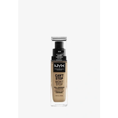 Abbildung von NYX Professional Makeup Can&#039;t Stop Won&#039;t Full Coverage Foundation Beige 30 ml