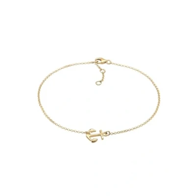 Abbildung von Elli Fußkettchen goldcoloured, Damen, Größe: 25, Gold coloured