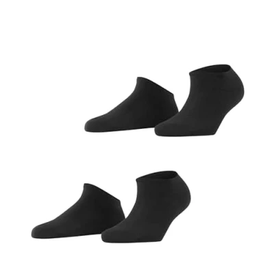 Abbildung von Esprit UNI 2PACK Sneaker Socks Socken, Damen, Größe: 39 42, Schwarz