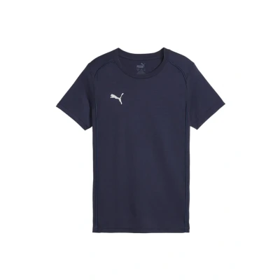 Abbildung von Puma Fussball Teamsport Teamfinal Tshirt basic für Kinder, Größe: 116, Dunkelblausilber