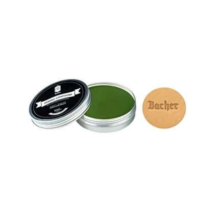 Abbildung von BACHER Abziehpaste für Streichriemen und Abziehleder, Schärfpaste mit leder applikator 100g Läpppaste Sehr Fein Polier Zubehör