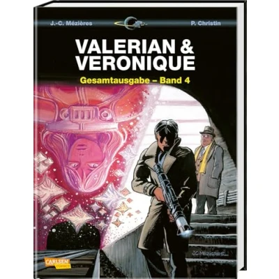 Abbildung von Valerian und Veronique Gesamtausgabe 4: Bände 9 12 der französischen Science Fiction Comic Serie als Sammelband mit spannenden Hintergrundinfos