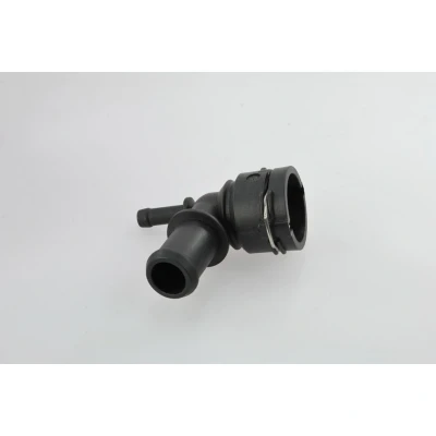 Abbildung von TOPRAN 112 246 Flansch GFK (Glasfaserverstärkter Kunststoff) mit Dichtung Befestigungsbügel VOLKSWAGEN: Golf 5, Passat B6 Variant, Caddy 3