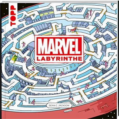 Abbildung von Marvel Labyrinthe: Finde deinen Weg durch Das größte Comic Universum. offizielle Rätselbuch zu den Superhelden mit mehr als 30 Missionen