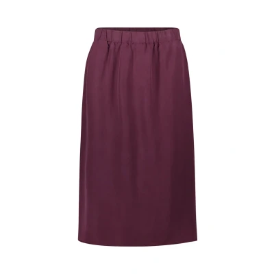 Abbildung von Cartoon Alinienrock, Damen, Größe: 36, Dark aubergine