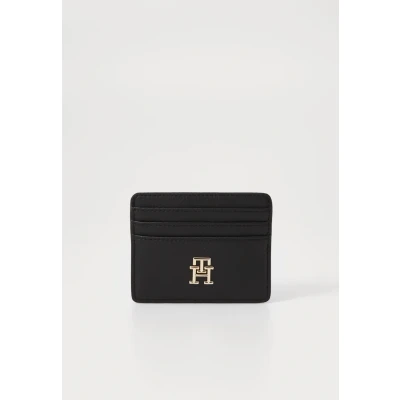 Abbildung von Tommy Hilfiger SOFT Logotape Holder Visitenkartenetui, Damen, Größe: One Size, Black