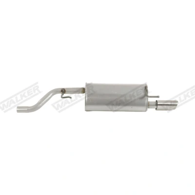 Abbildung von WALKER 23347 Endschalldämpfer 1140 mit Rohrleitung Endrohrblende, ohne Anbauteile OPEL: Corsa D Hatchback, E Hatchback