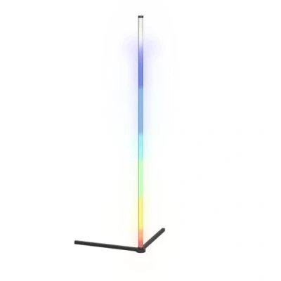 Abbildung von Eglo 75756 BEST CHOICE Stehleuchte RGBIC Stahl schwarz LED 1X14,6W 3000K L:40cm B:40cm H:122.5cm dimmbar