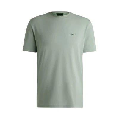 Abbildung von BOSS TEE Tshirt basic, Herren, Größe: Small, Open green