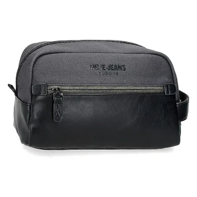 Abbildung von Pepe Jeans Grays Nececer anpassbar, Schwarz, 25 x 15 12 cm, Polyester, Talla única, Brauchen anpassbar