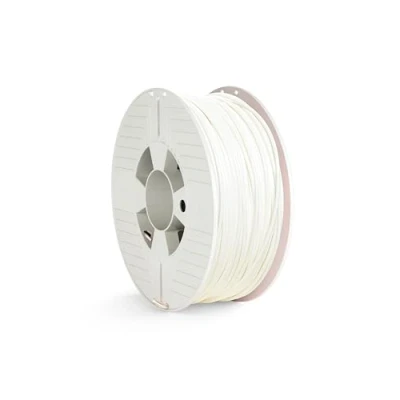 Abbildung von Verbatim PET G Filament 3D Druck, 2,85mm, 1kg, Polyethylenterephthalat Glykol zur Materialextrusion, für Drucker und Stift, aus G, weiß